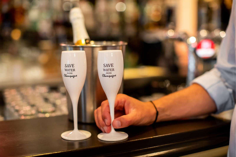 CHEERS NO. 1 Superglas (SAVE WATER DRINK CHAMPAGNE) - Die Weinmanufaktur
