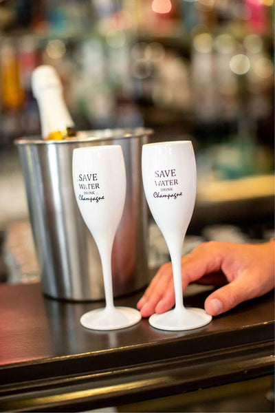 CHEERS NO. 1 Superglas (SAVE WATER DRINK CHAMPAGNE) - Die Weinmanufaktur