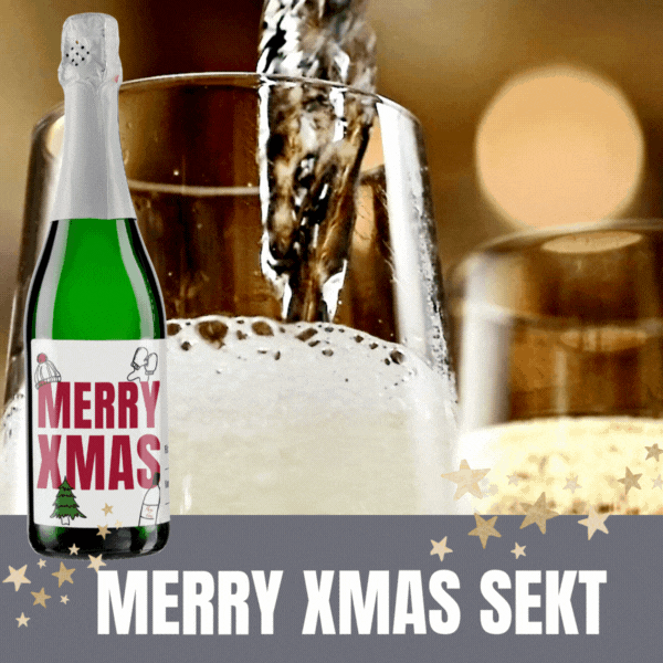 MERRY XMAS-Sekt (trocken)