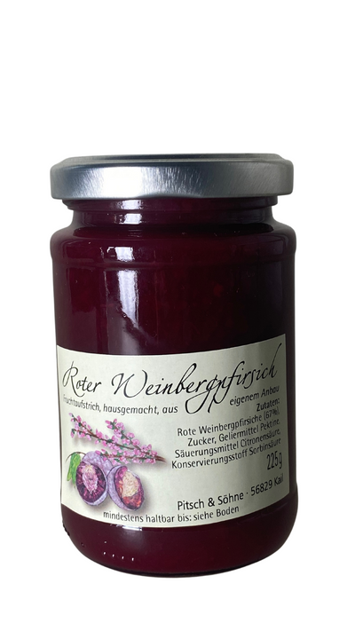 Orig. roter Moselweinbergpfirsich (Fruchtaufstrich) - Die Weinmanufaktur