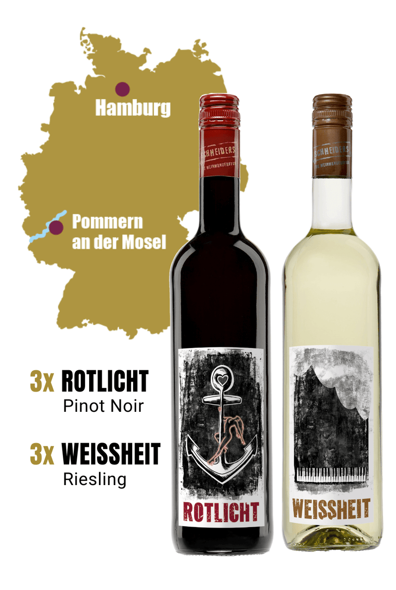 Hamburg-Wein-Kunst-Edition (6er) - Die Weinmanufaktur